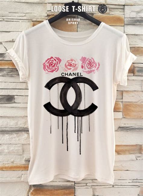 camisetas chanel mujer|chanel tops.